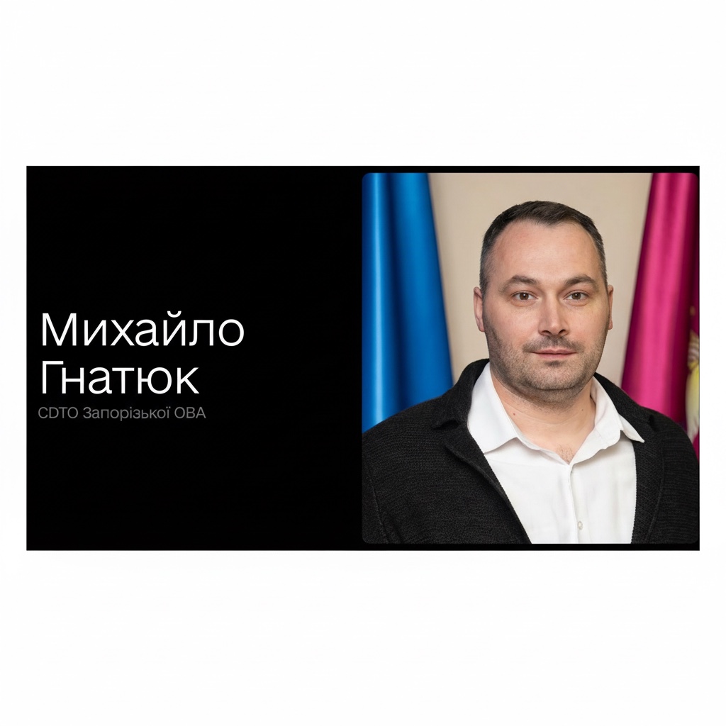 Новий CDTO Запорізької області: Михайло Гнатюк посилює цифрову команду регіону